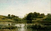 Charles-Francois Daubigny Landscape at Gylieu (mk09) Spain oil painting artist